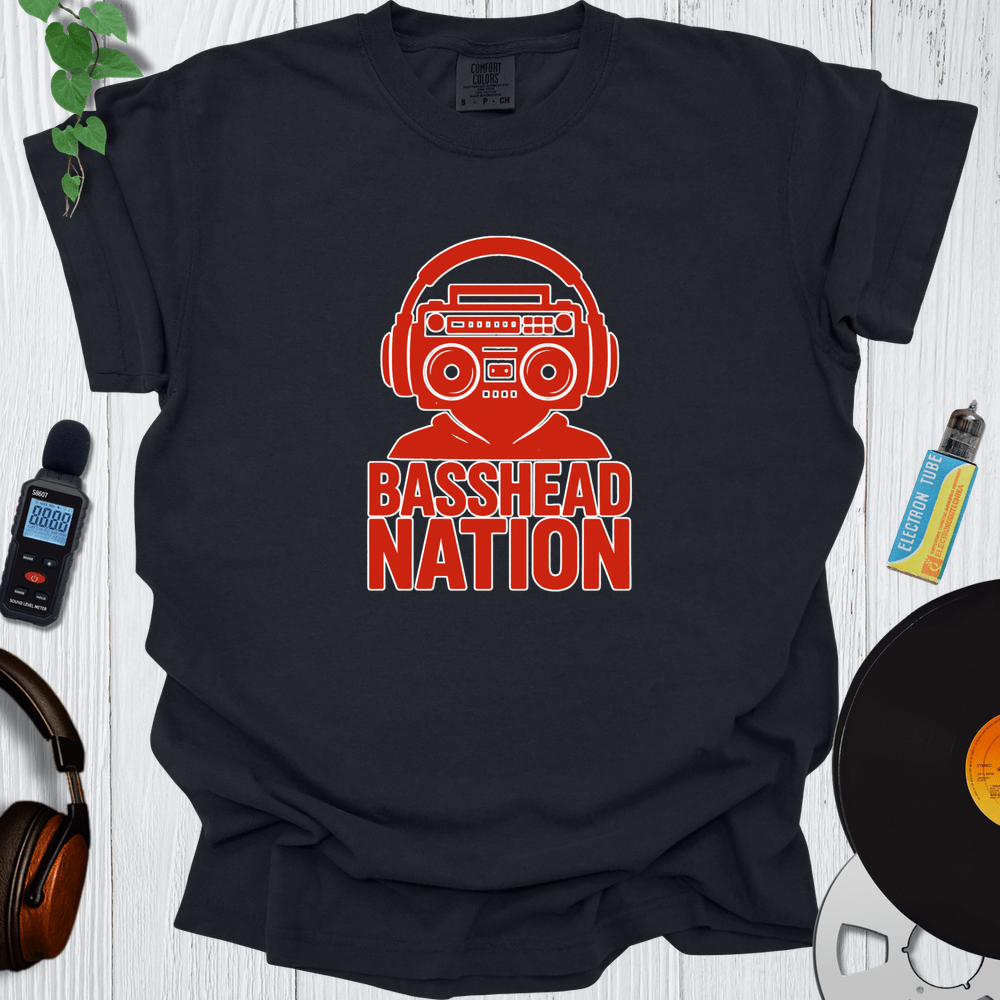Printify T-Shirt Black / S Basshead Nation