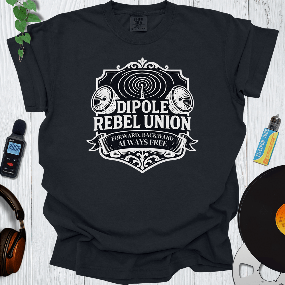Printify T-Shirt Black / S Dipole Rebel Union