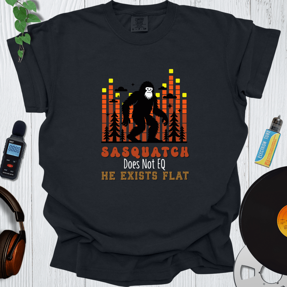Printify T-Shirt Black / S Sasquatch Does Not Eq