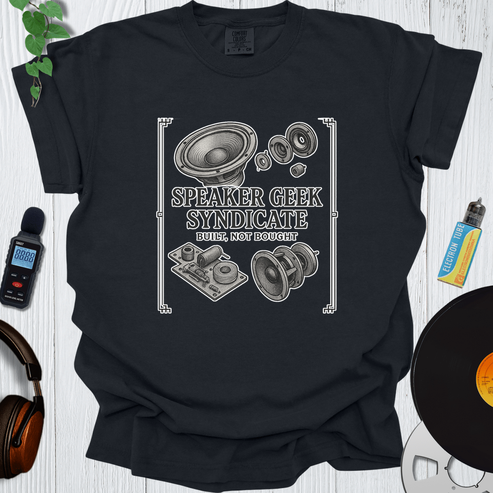 Printify T-Shirt Black / S Speaker Geek Syndicate