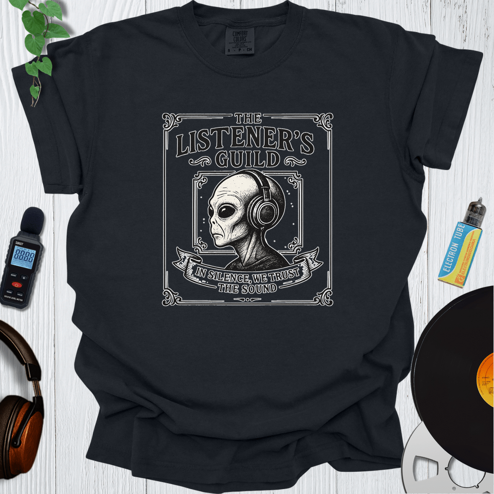 Printify T-Shirt Black / S The Listener's Guild Alien