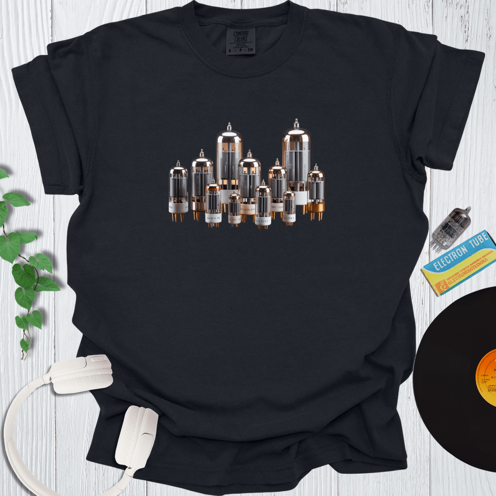 Printify T-Shirt Black / S Vacuum Tubes