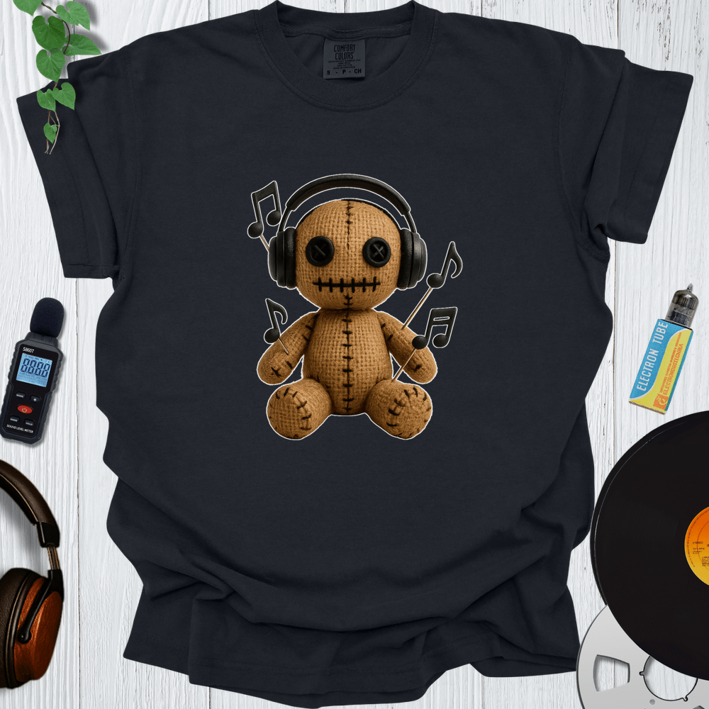 Printify T-Shirt Black / S Voodoo Doll