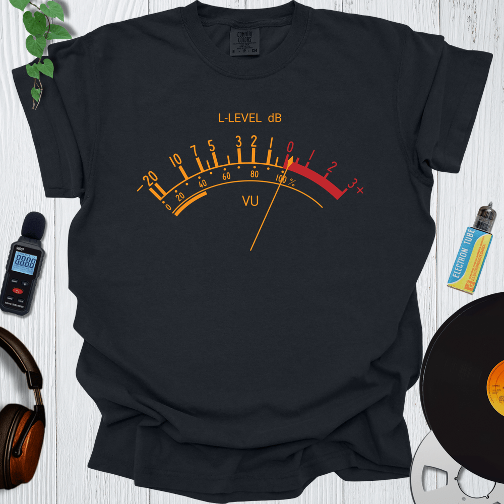 Printify T-Shirt Black / S VU Meter