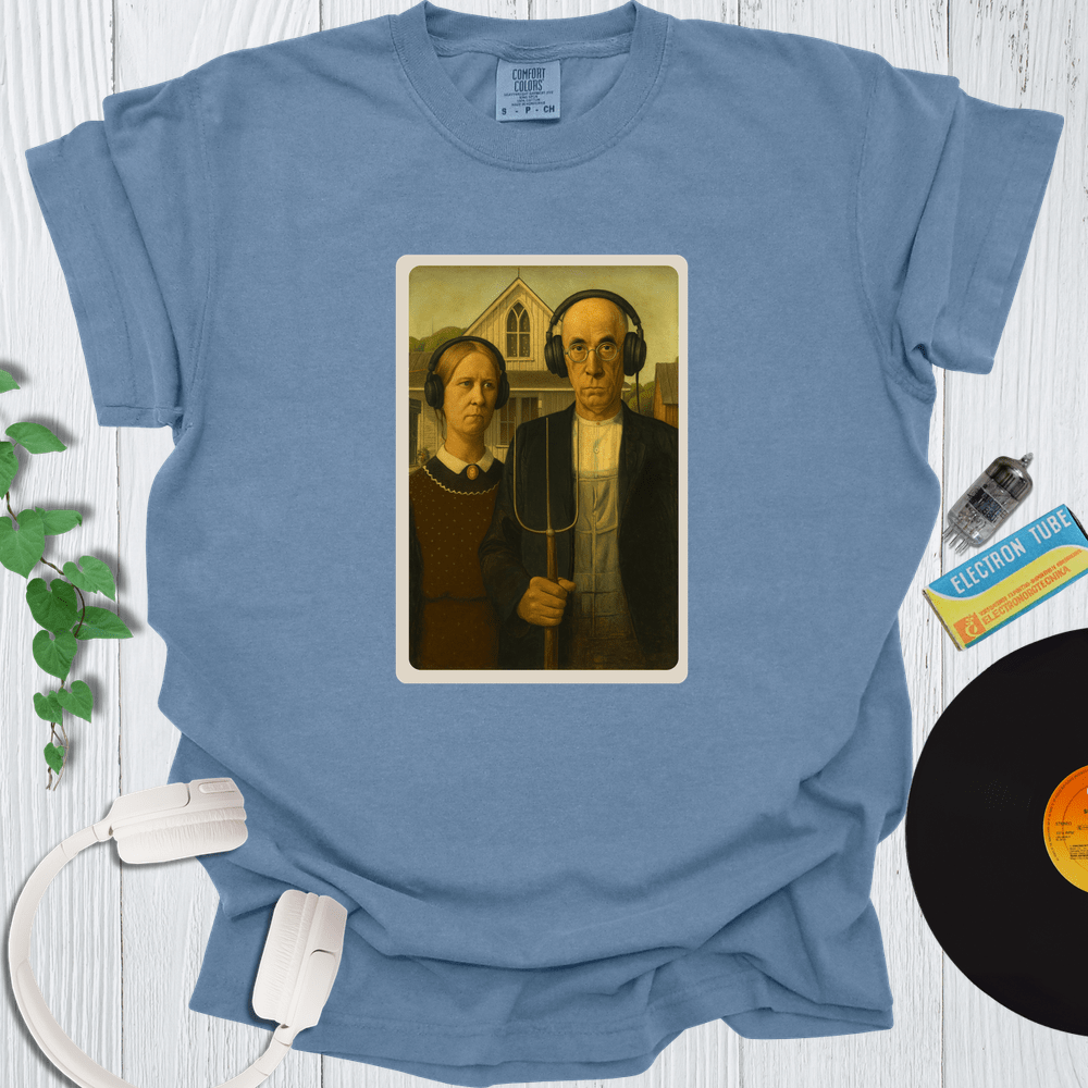 Printify T-Shirt Blue Jean / S American Gothic
