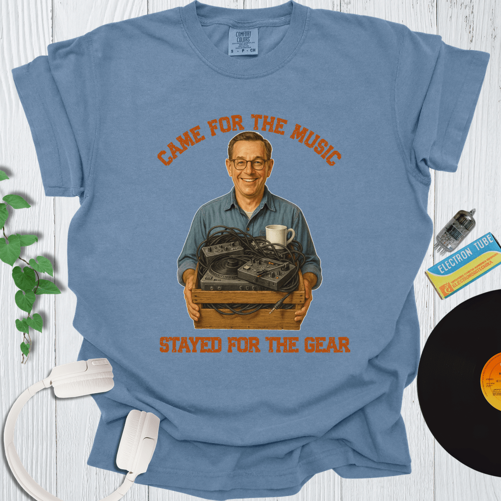Printify T-Shirt Blue Jean / S Came For The Music