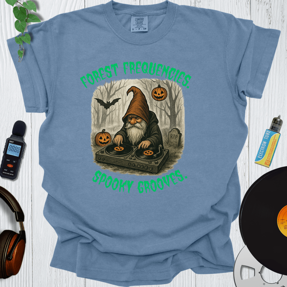 Printify T-Shirt Blue Jean / S Forest Frequencies Spooky Grooves