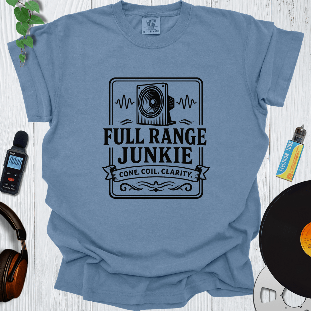 Printify T-Shirt Blue Jean / S Full Range Junkie