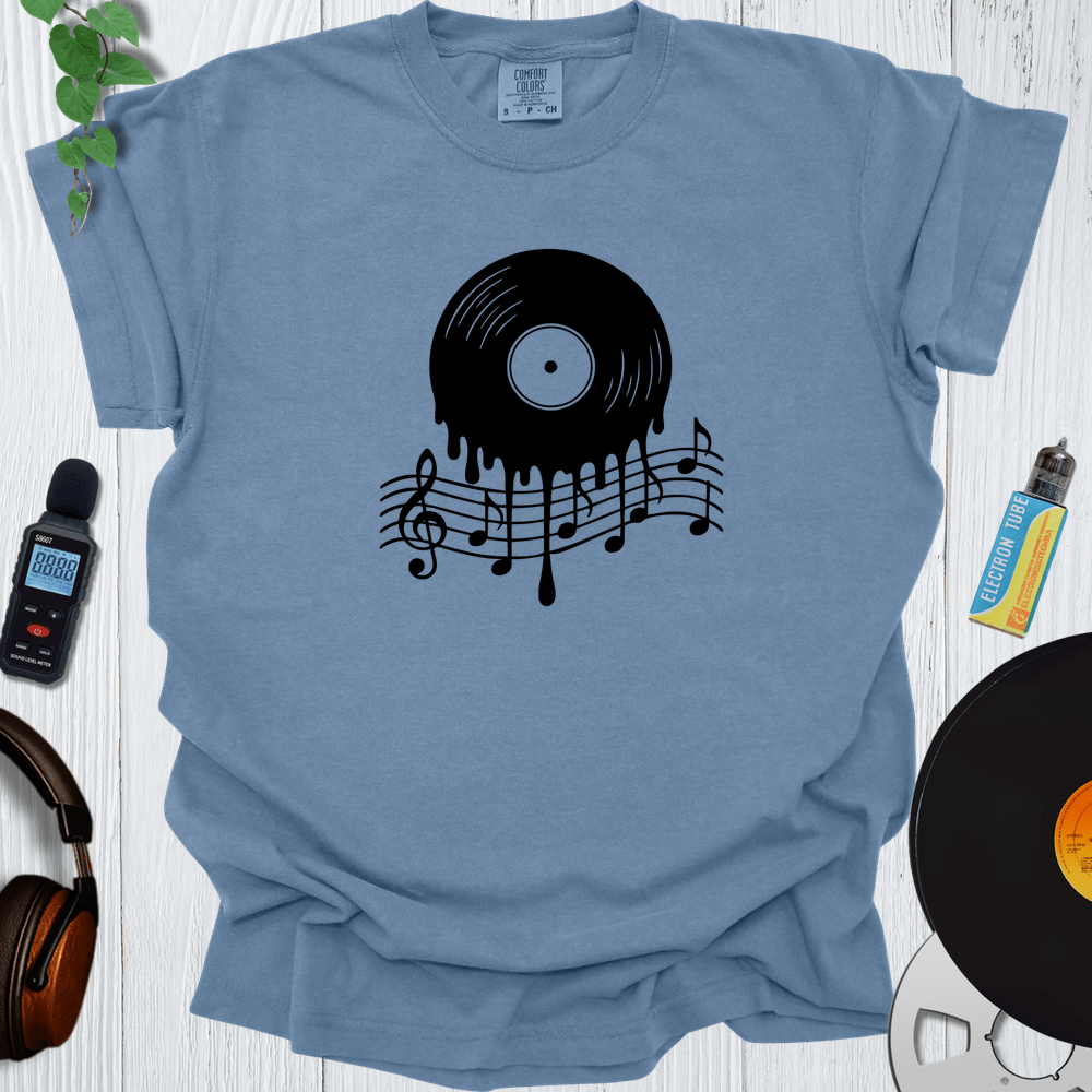 Printify T-Shirt Blue Jean / S Melting Vinyl