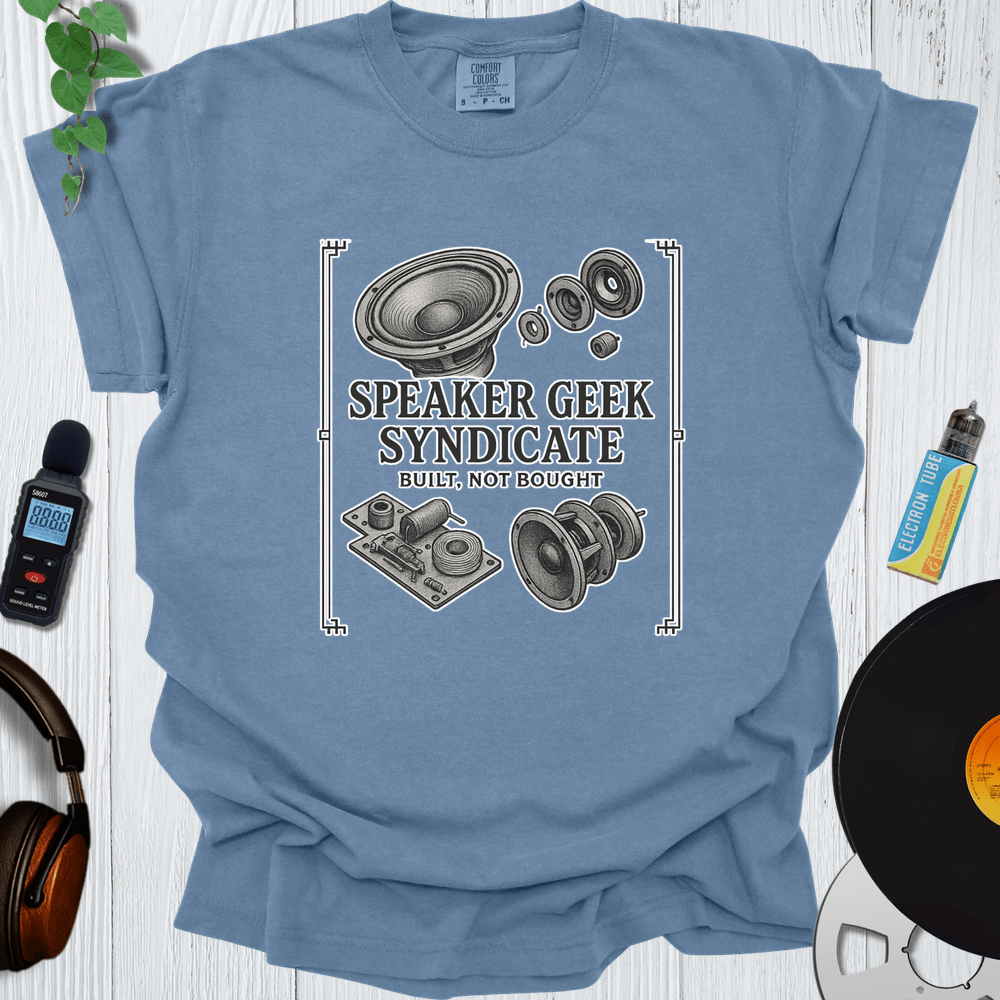 Printify T-Shirt Blue Jean / S Speaker Geek Syndicate