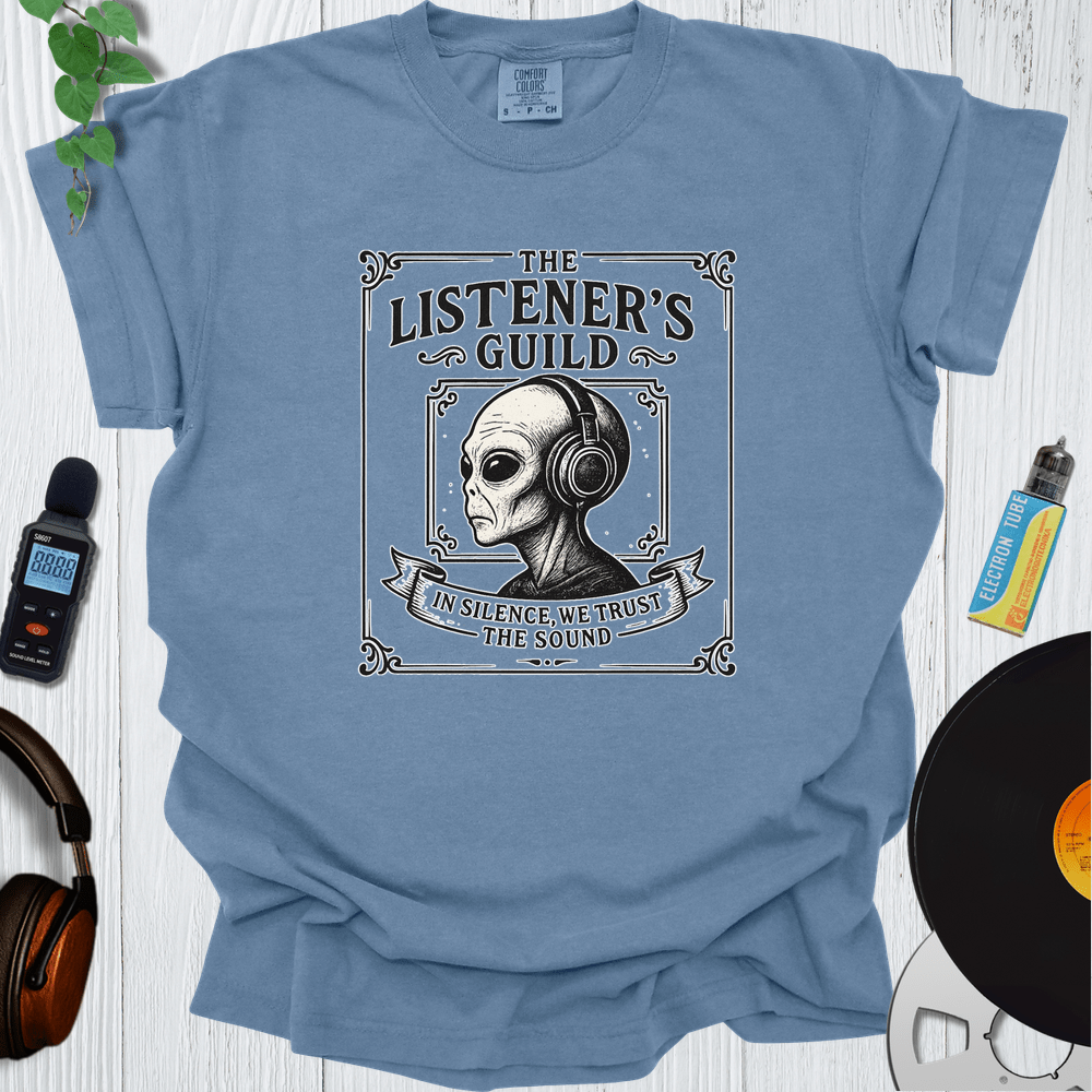 Printify T-Shirt Blue Jean / S The Listener's Guild Alien