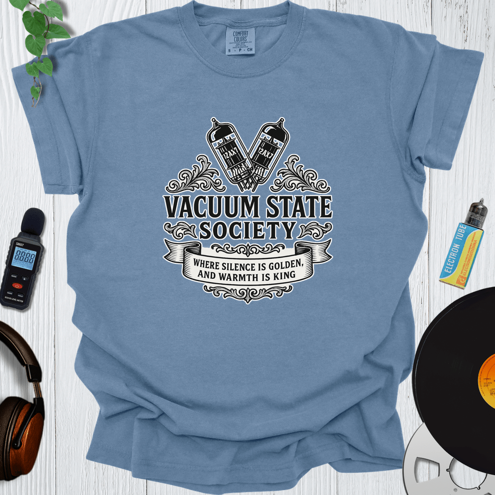 Printify T-Shirt Blue Jean / S Vacuum State Society