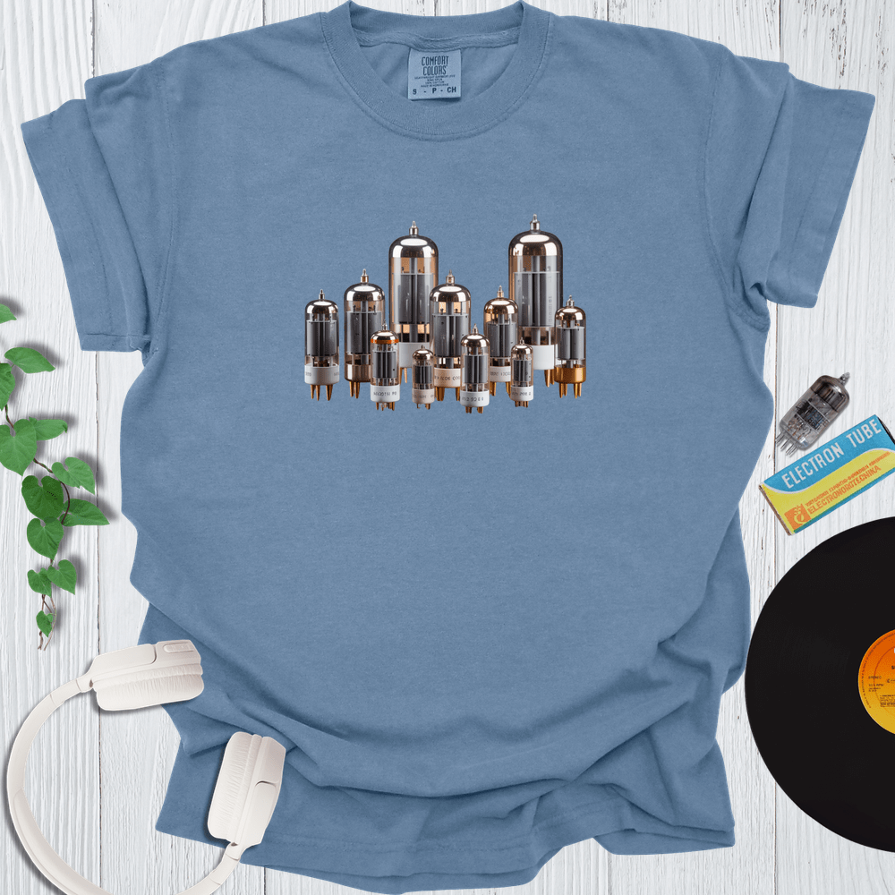 Printify T-Shirt Blue Jean / S Vacuum Tubes