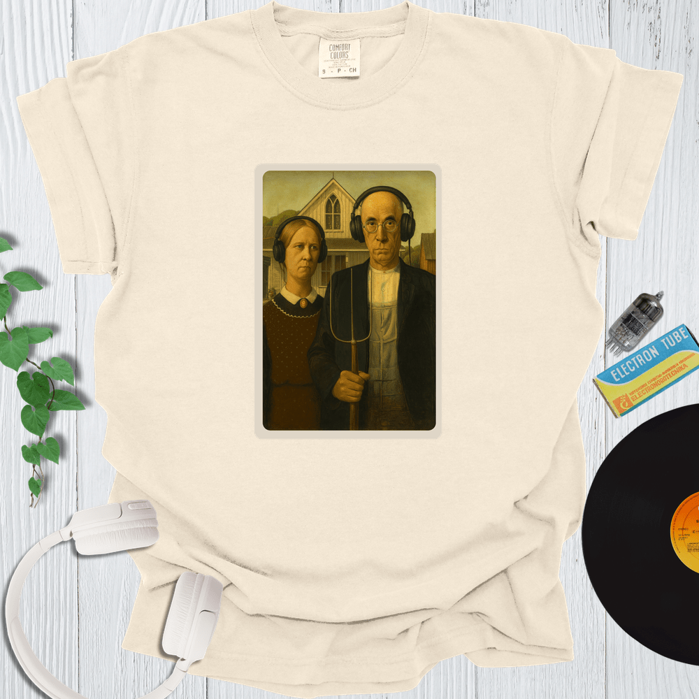 Printify T-Shirt Ivory / S American Gothic
