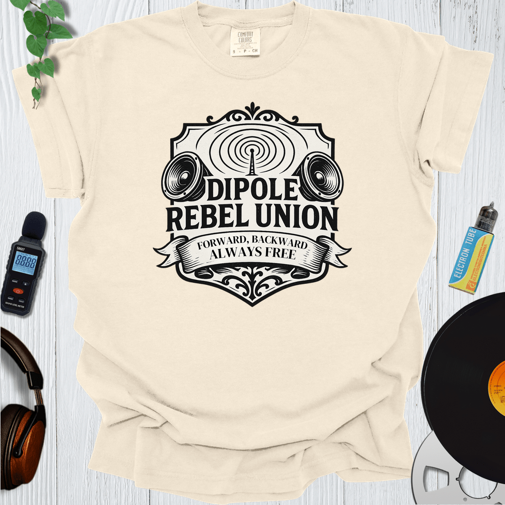 Printify T-Shirt Ivory / S Dipole Rebel Union