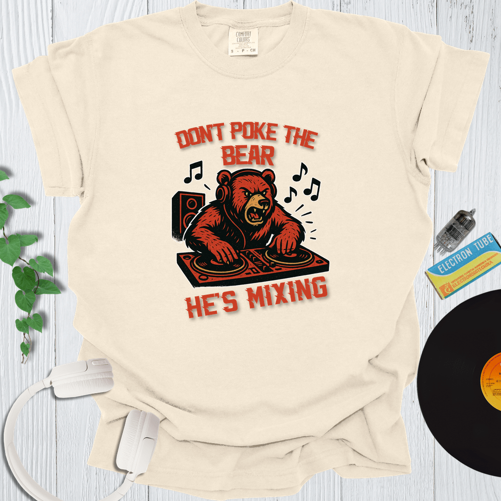 Printify T-Shirt Ivory / S Don't Poke the Bear
