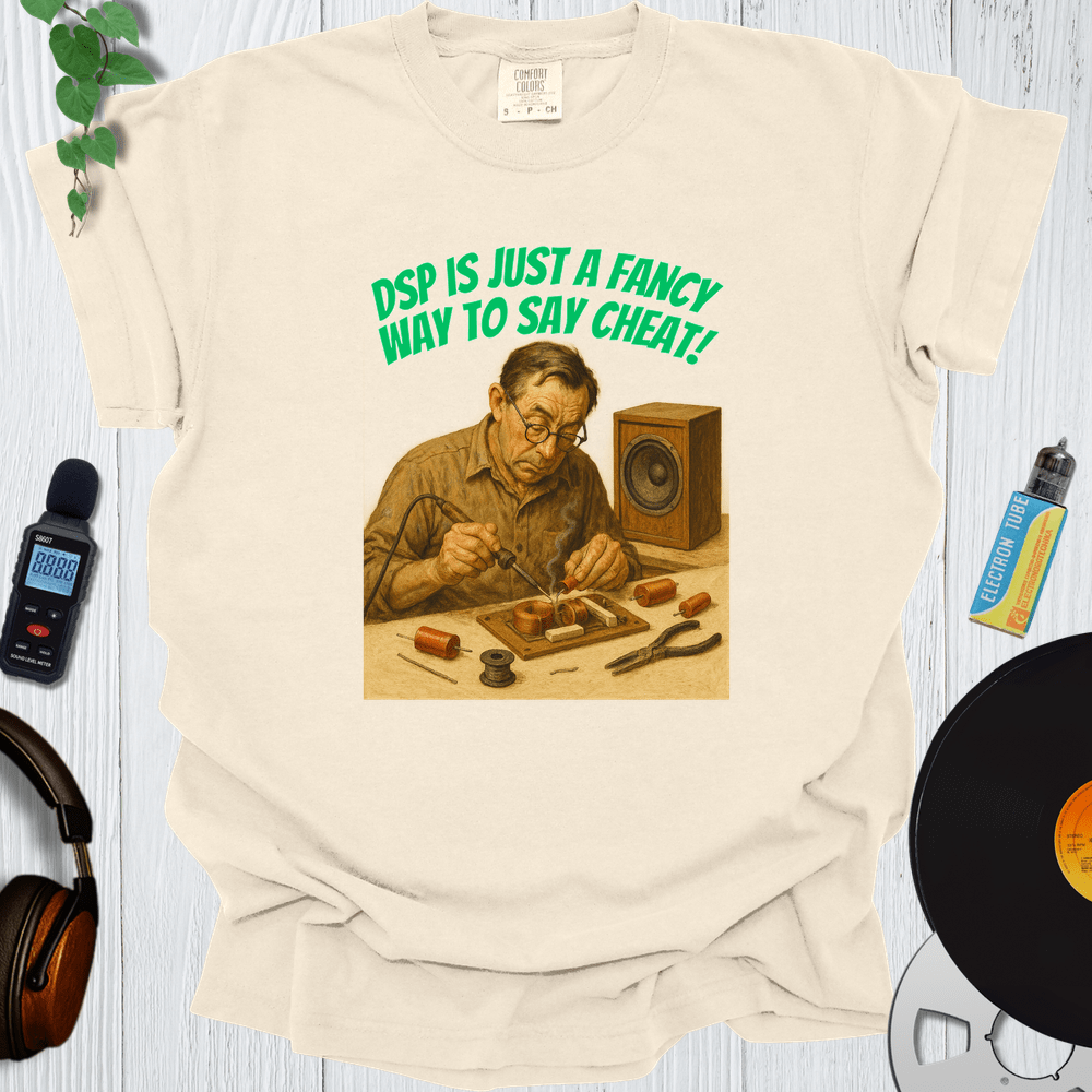 Printify T-Shirt Ivory / S DSP Is Just A Fancy Way To Say Cheat