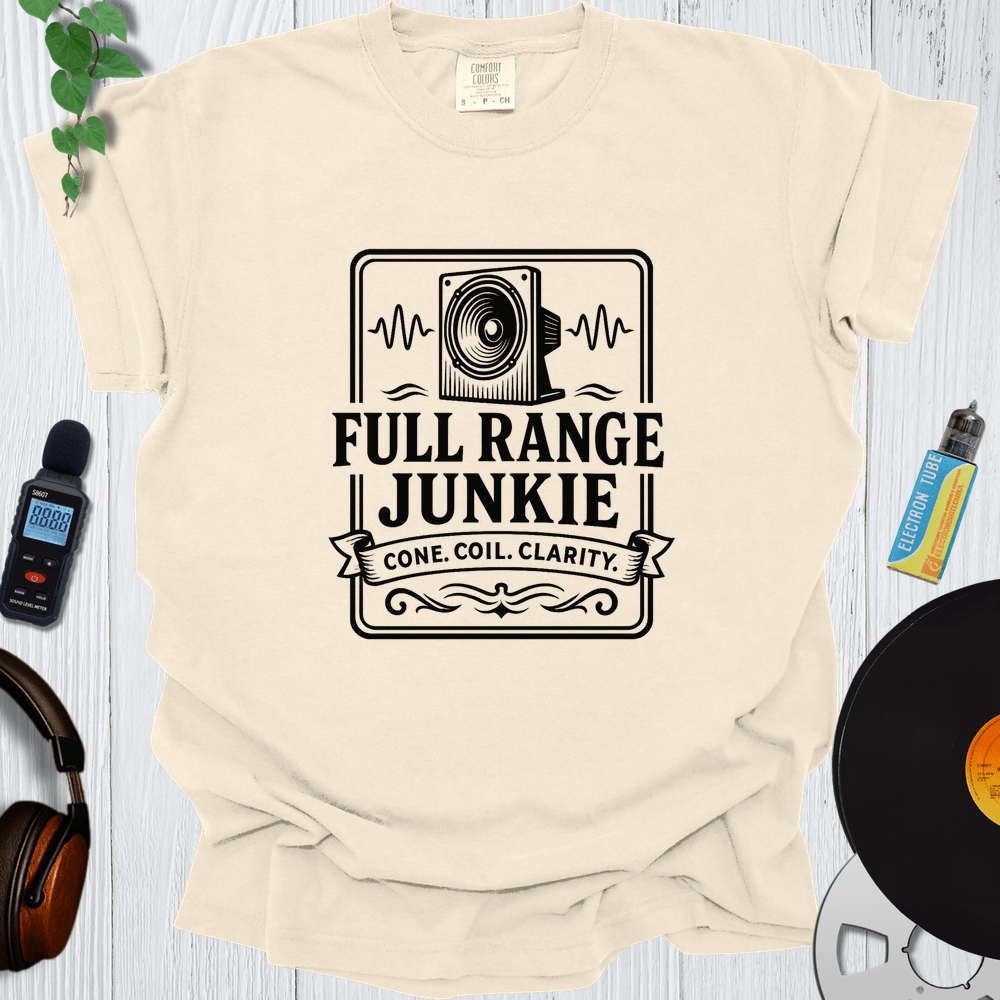 Printify T-Shirt Ivory / S Full Range Junkie