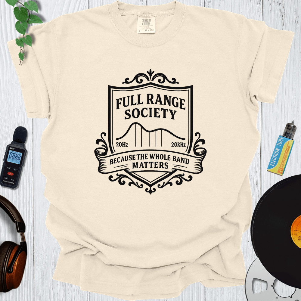 Printify T-Shirt Ivory / S Full Range Society