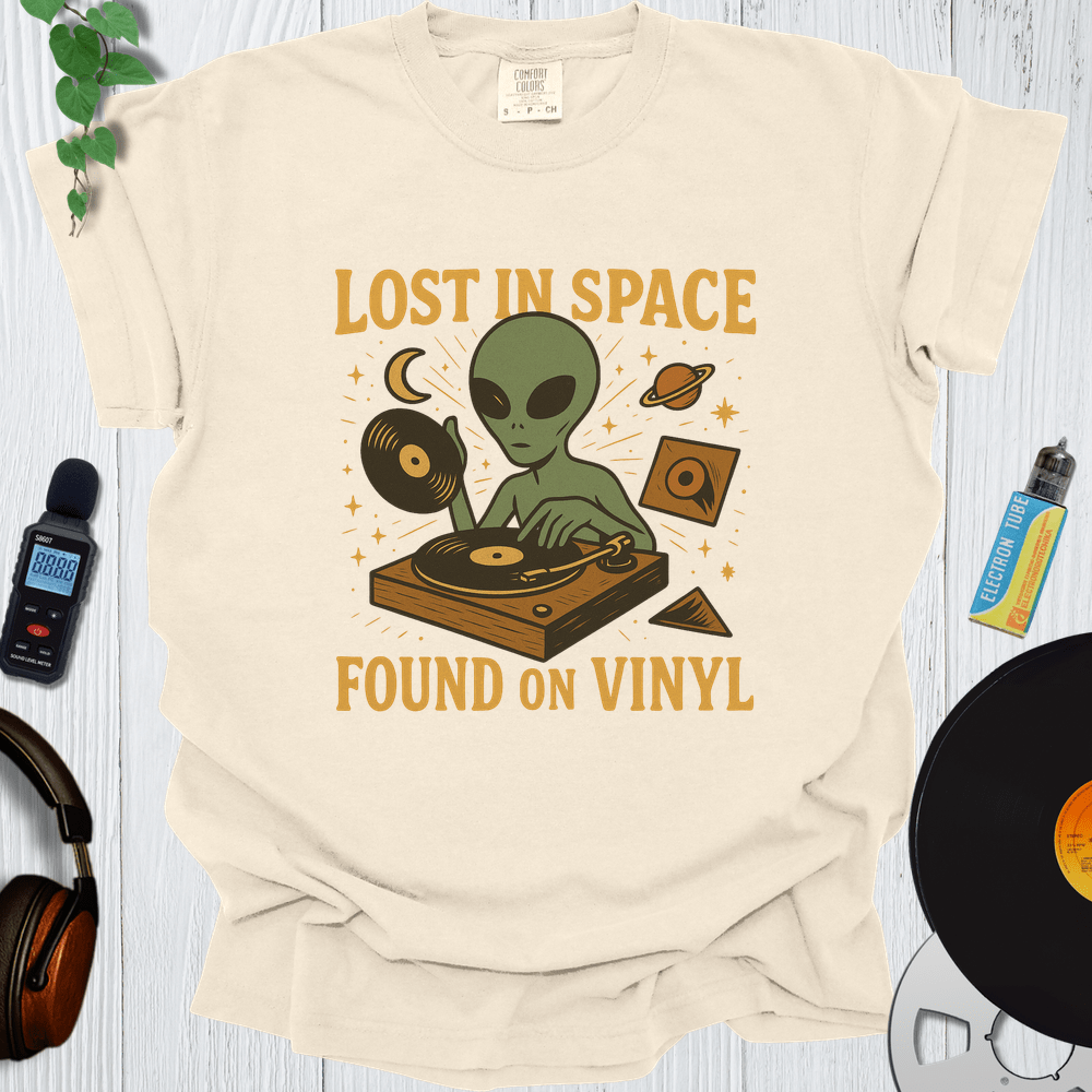 Printify T-Shirt Ivory / S Lost In Space