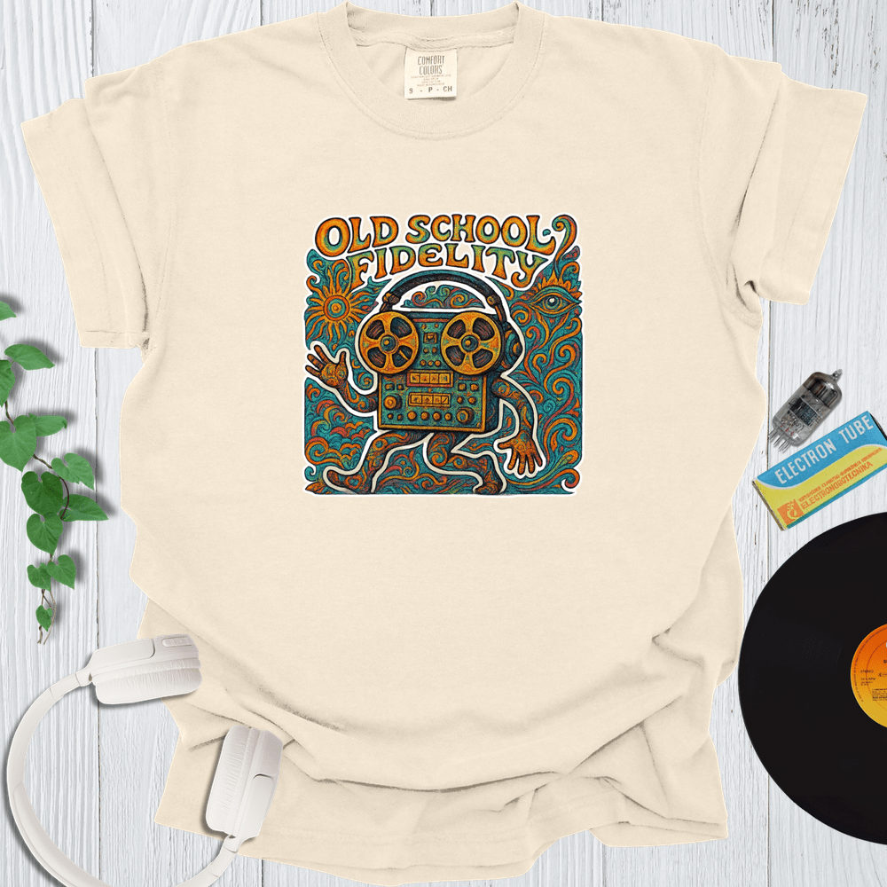 Printify T-Shirt Ivory / S Old School Fidelity