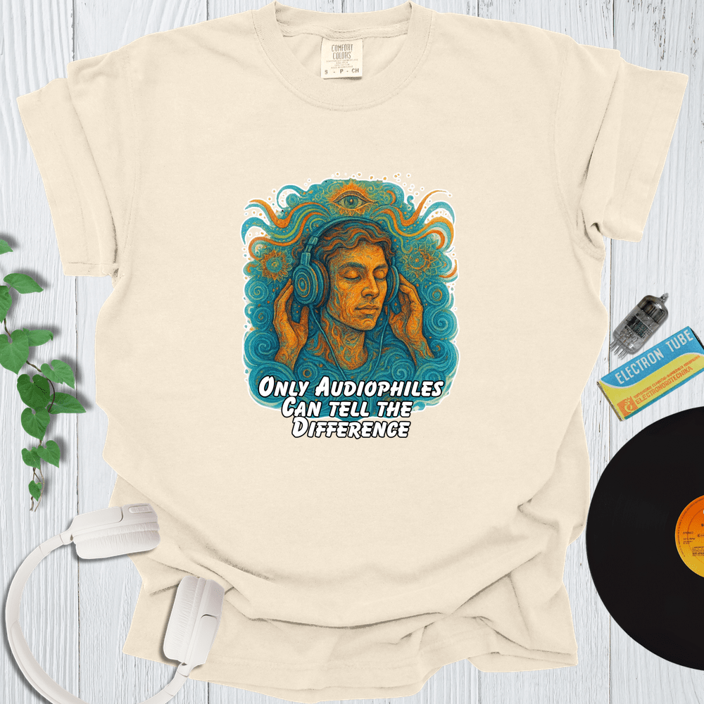 Printify T-Shirt Ivory / S Only Audiophiles can tell the Difference