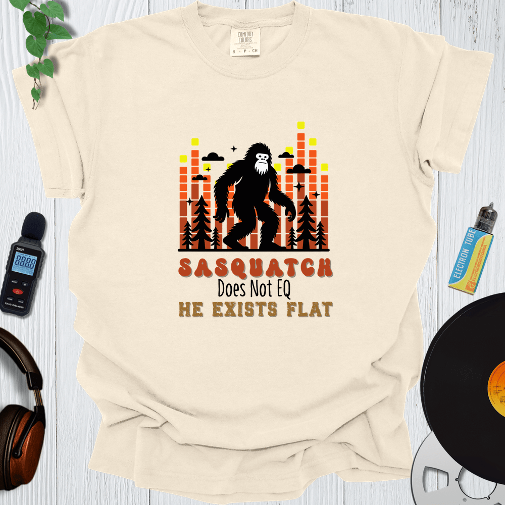 Printify T-Shirt Ivory / S Sasquatch Does Not Eq