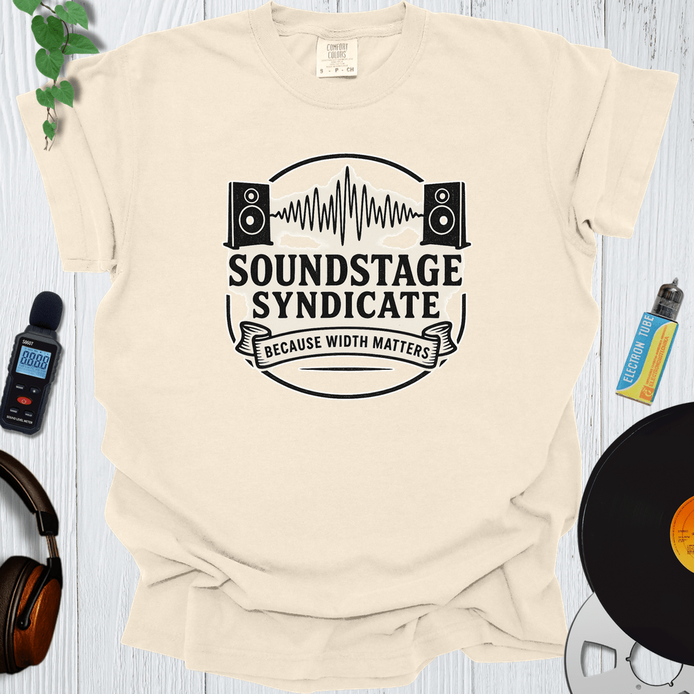 Printify T-Shirt Ivory / S Soundstage Syndicate