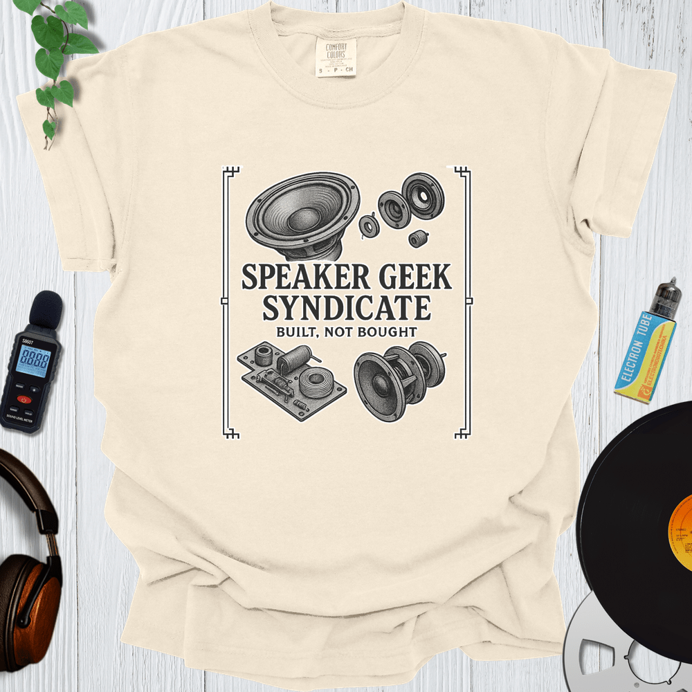 Printify T-Shirt Ivory / S Speaker Geek Syndicate