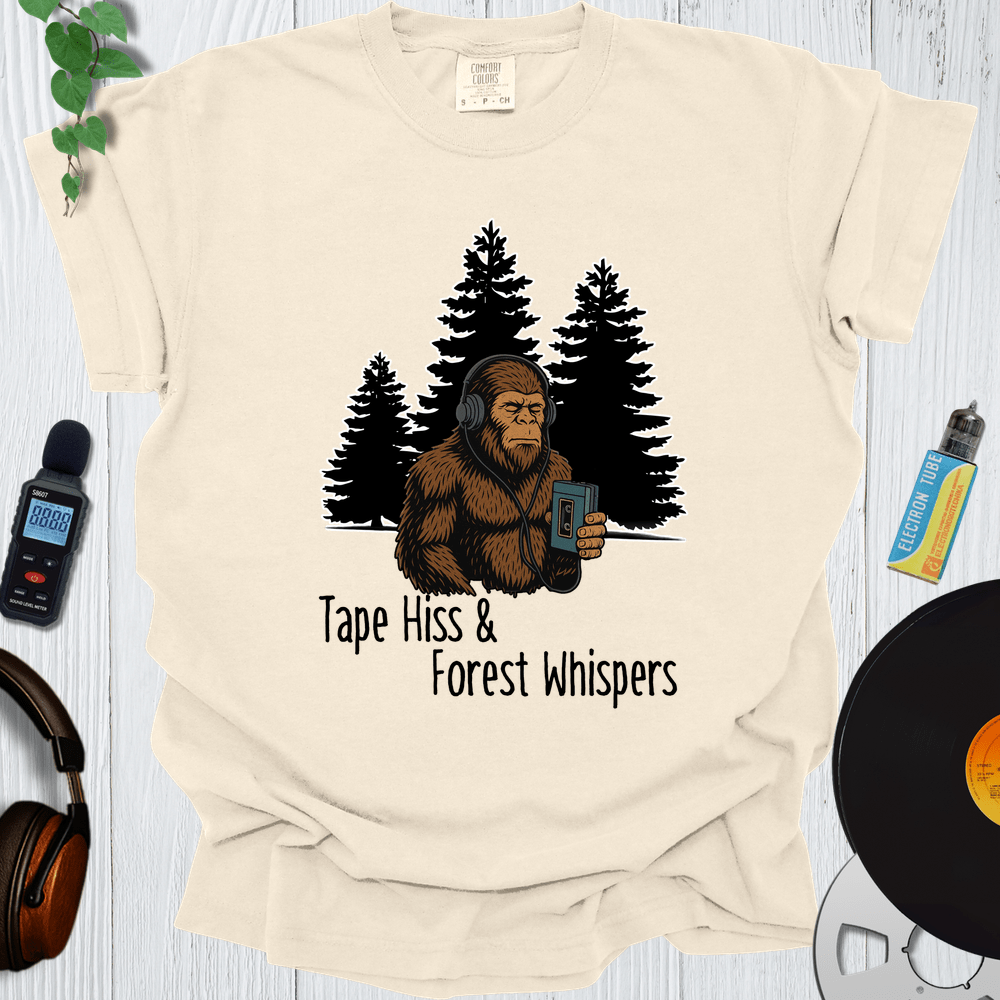 Printify T-Shirt Ivory / S Tape Hiss Forest Whispers
