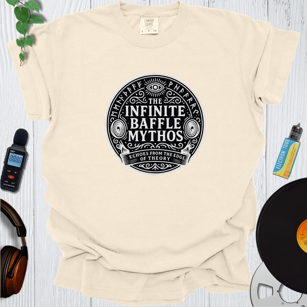 Printify T-Shirt Ivory / S The Infinite Baffle Mythos