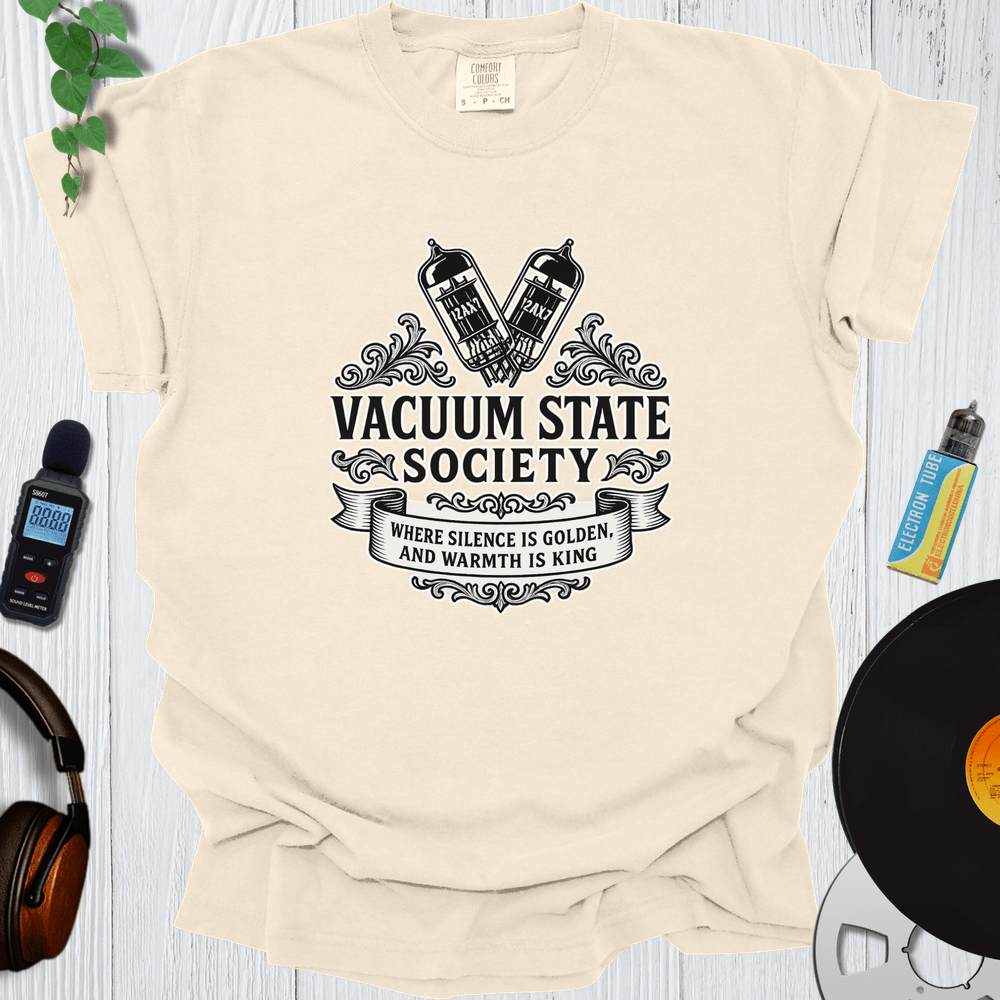 Printify T-Shirt Ivory / S Vacuum State Society