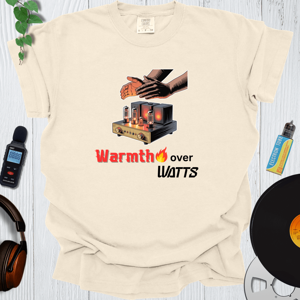 Printify T-Shirt Ivory / S Warmth Over Watts