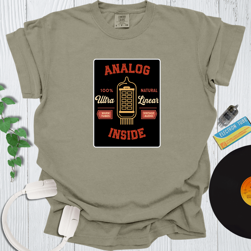 Printify T-Shirt Khaki / S Analog Inside