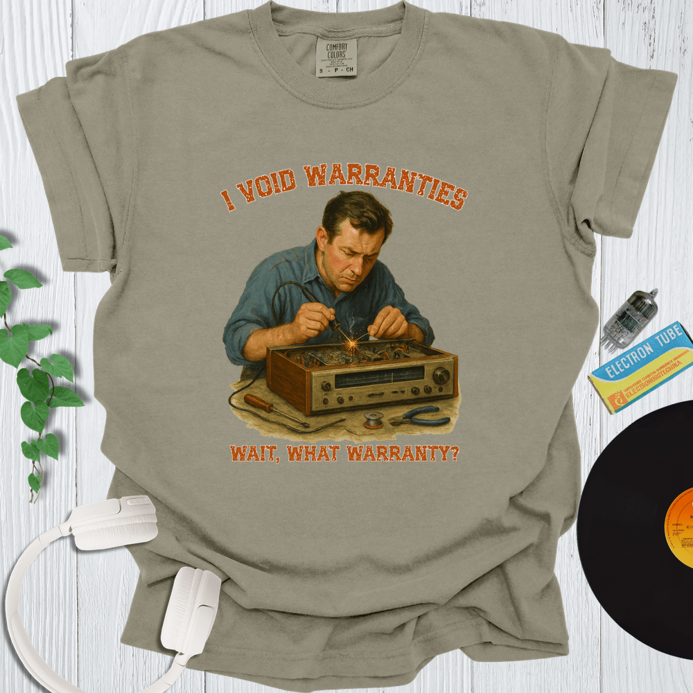 Printify T-Shirt Khaki / S I Void Warranties