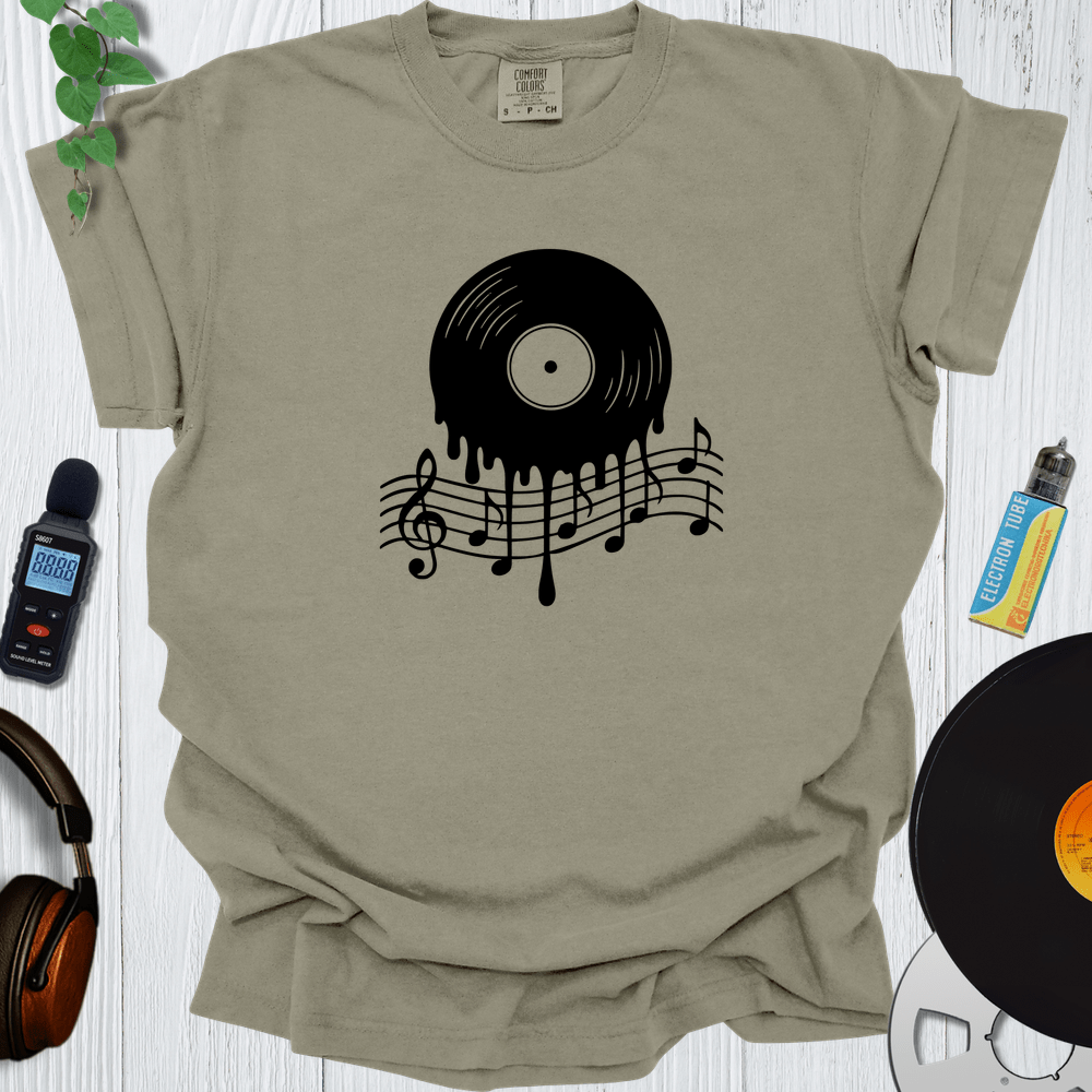 Printify T-Shirt Khaki / S Melting Vinyl