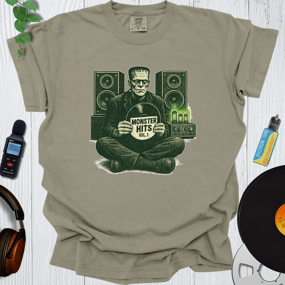 Printify T-Shirt Khaki / S Monster Hits Vol 1