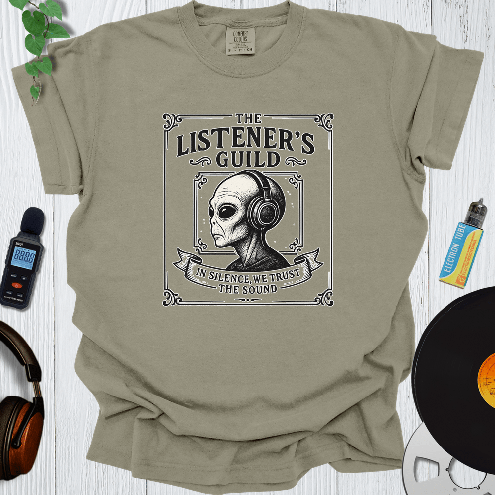 Printify T-Shirt Khaki / S The Listener's Guild Alien