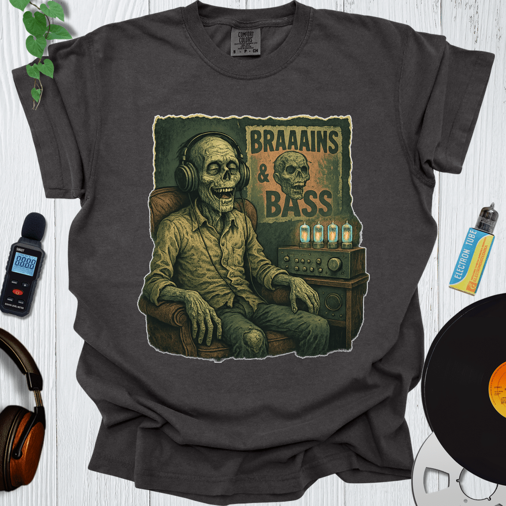Printify T-Shirt Pepper / S Braaaains & Bass