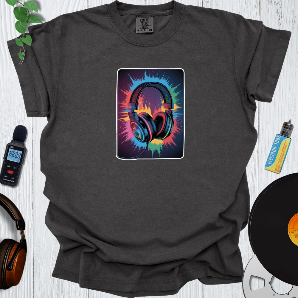 Printify T-Shirt Pepper / S Galactic Headphones