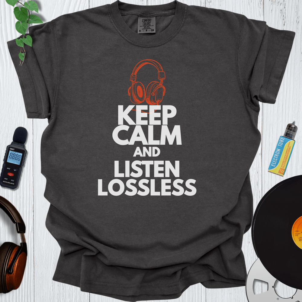 Printify T-Shirt Pepper / S Keep Calm And Listen Lossless