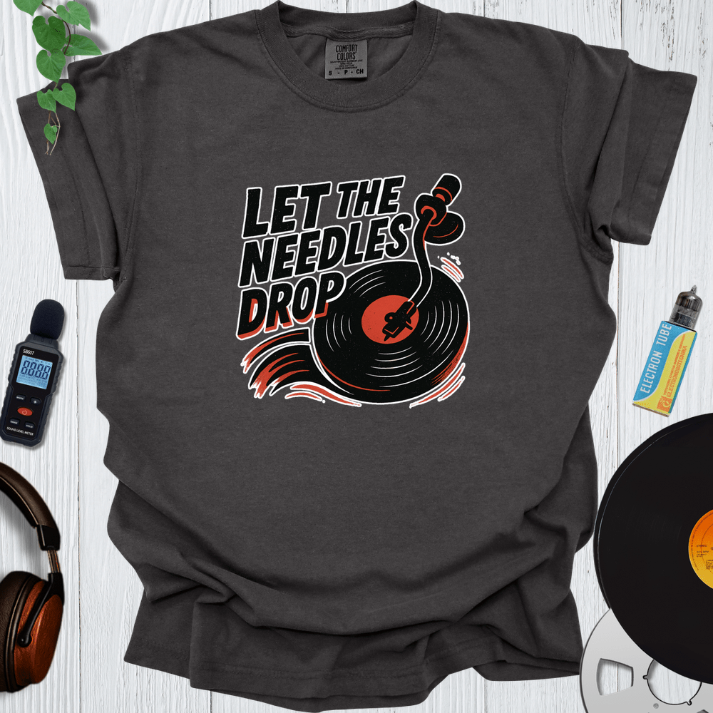 Printify T-Shirt Pepper / S Let The Needles Drop