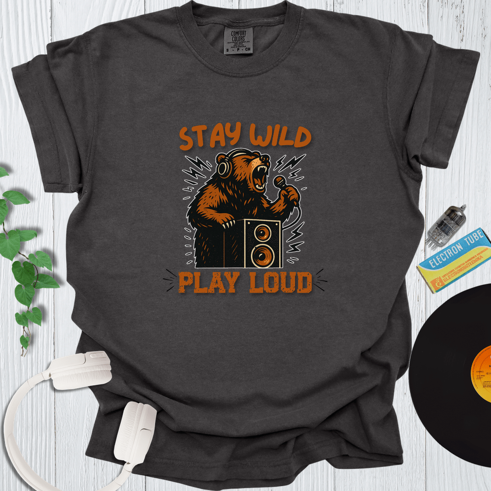 Printify T-Shirt Pepper / S Say Wild Play Loud