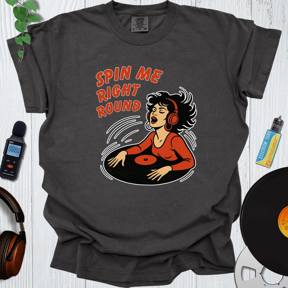 Printify T-Shirt Pepper / S Spin Me Right Round