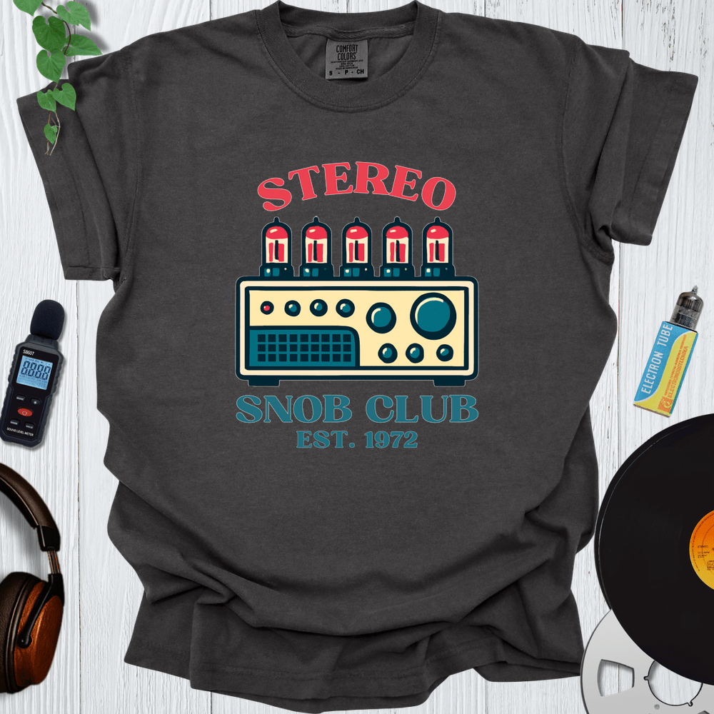 Printify T-Shirt Pepper / S Stereo Snob Club V2