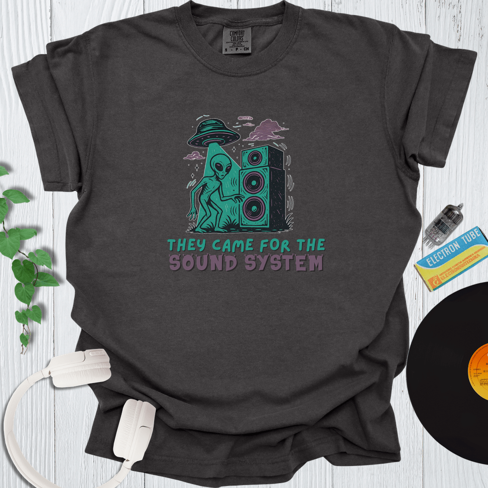 Printify T-Shirt Pepper / S They Came For The Sound System