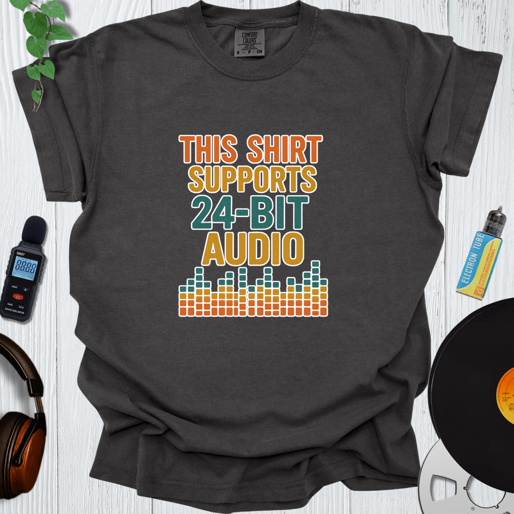 Printify T-Shirt Pepper / S This Shirt Supports 24 Bit Audio