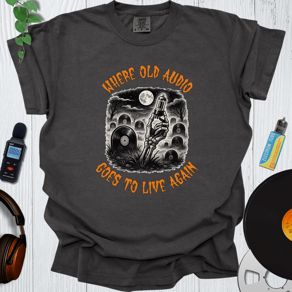 Printify T-Shirt Pepper / S Where Old Audio Goes To Live Again