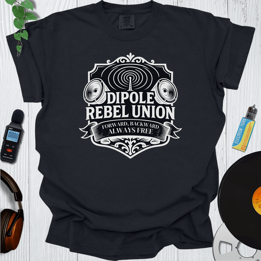 Printify T-Shirt Black / S Dipole Rebel Union