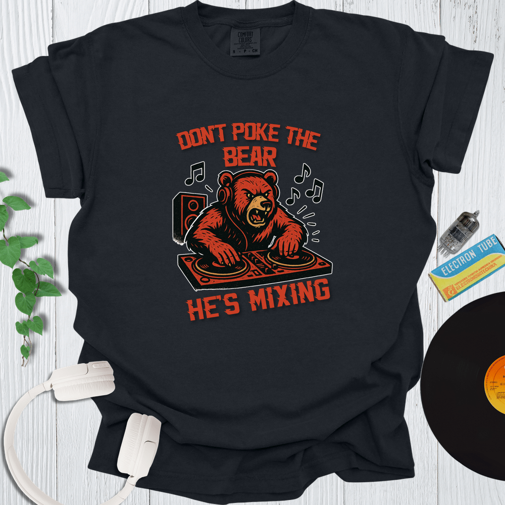 Printify T-Shirt Black / S Don't Poke the Bear